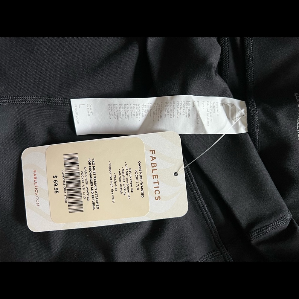 Fabletics Oasis 7/8 leggings size L (10)